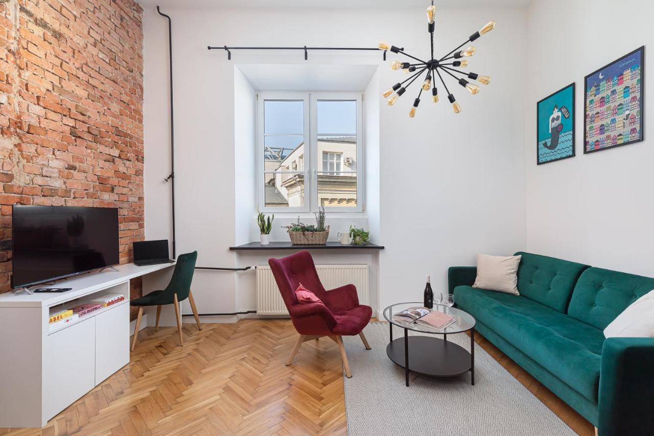 Stylowe Studio Z Antresola Warszawa Exteriör bild